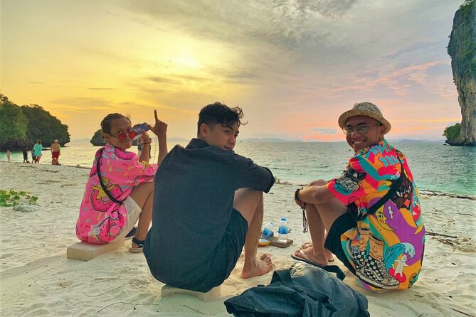7 Island sunset tour by Speedboat | Catamaran plus BBQ & Plankton - Poda Island at sunset, with dinner on the shore