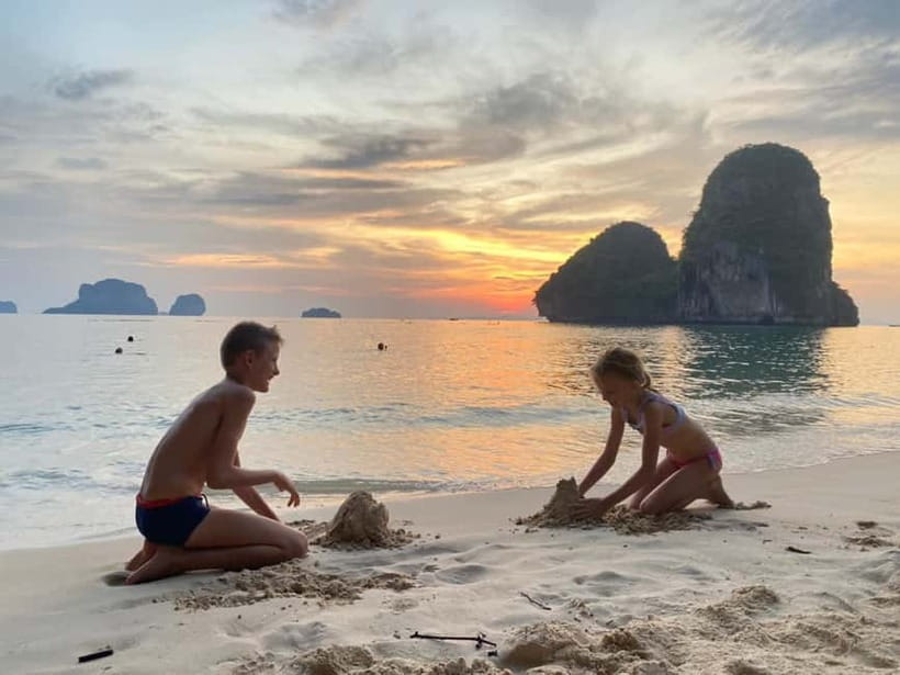 7 Islands sunset tour plus bioluminescent plankton + BBQ - Phra Nang Cave Shrine: a brief coastal pause