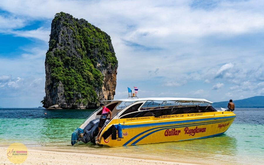 Ao Nang: 4 Islands Day Tour by Speedboat or Longtail Boat - Chicken Island and time in the water