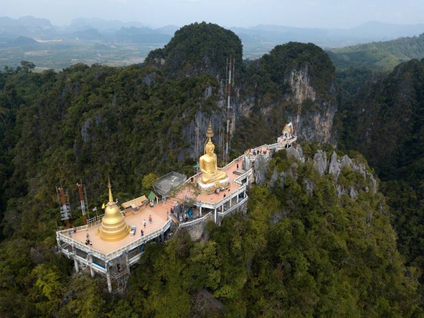 Ao Nang: Hot Spring, Emerald Pool & Tiger Cave Temple Tour - Walking the rainforest trail to the Emerald Pool