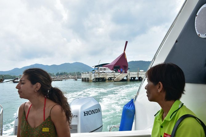 Ao Nang to Phuket by Green Planet Speed Boat via Koh Yao Islands - Arriving at Bang Rong Pier in north Phuket