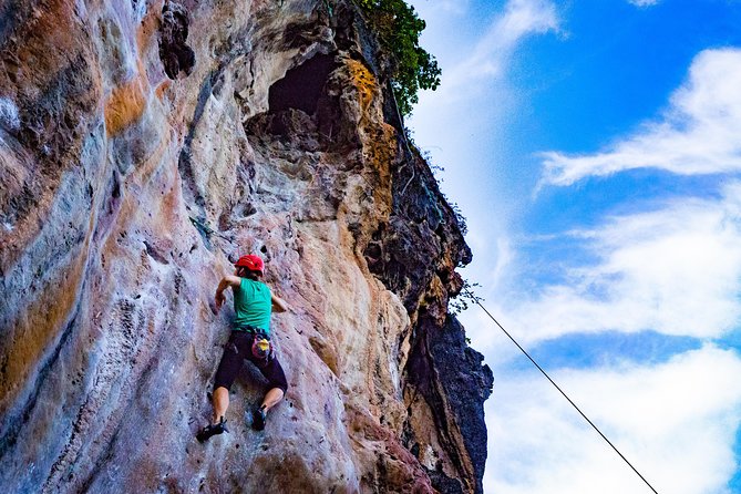 Beginner's Full Day Rock Climbing and Caving Tours at Railay Beach in Krabi - What the $86 price covers, and what to check