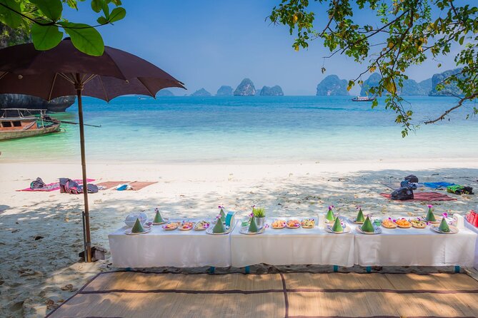 ECO Premium Island Hopping to Hong Island Tour by Longtail Boat - Paradise Island: a first swim and beach break