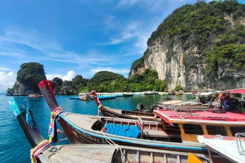 From Ao Nang Hong Island Longtail Cruise with Sunset Dinner - A full day with several different moods