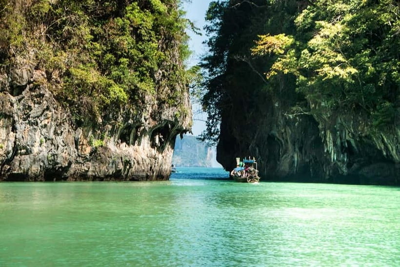From Ao Nang Hong Island Longtail Cruise with Sunset Dinner - Hong Island: beach, snorkeling and the 360-degree view