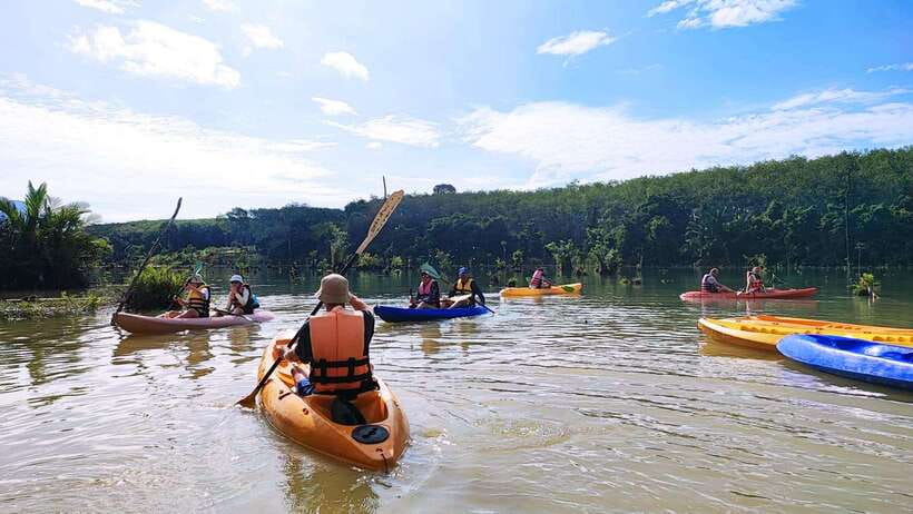 From Ao Nang: Kayaking at Klong Rud with Hotel Transfers - A swim in Klong Nam Sai
