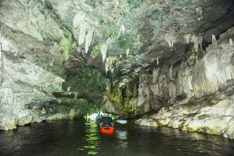 From Krabi: Full-Day Bor Thor Sea Cave Kayaking Adventure - Pee Hua Toh Cave adds a human story