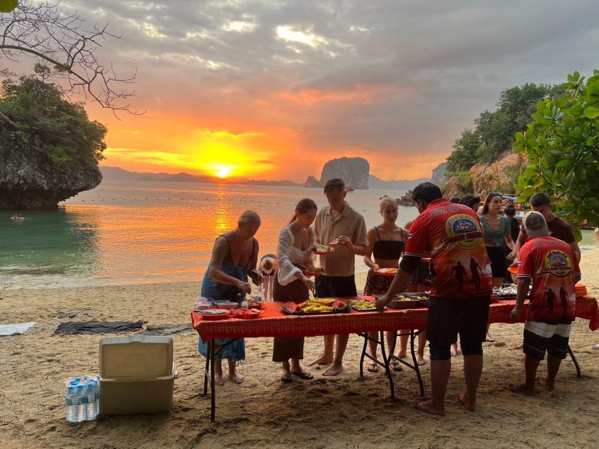 From Krabi: Hong Island Sunset Tour+Bioluminescent Plankton - Hong Island: choose beach time or the climb