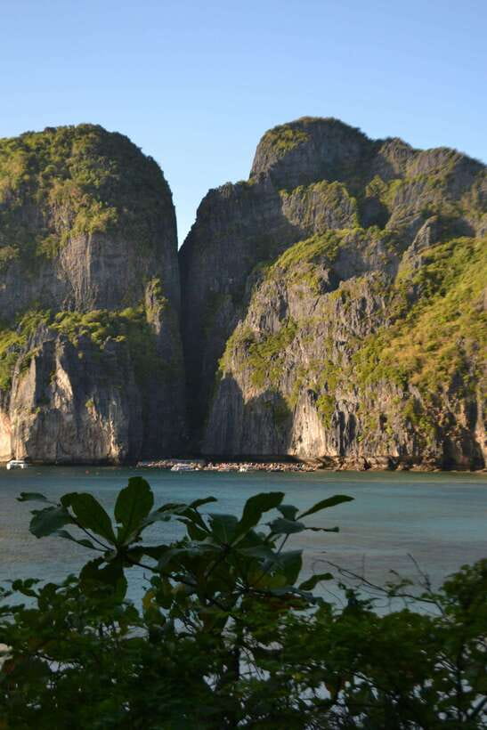 From Phi Phi: Full Day by Longtail Boat with Sunset - Monkey Beach and Viking Cave from the water