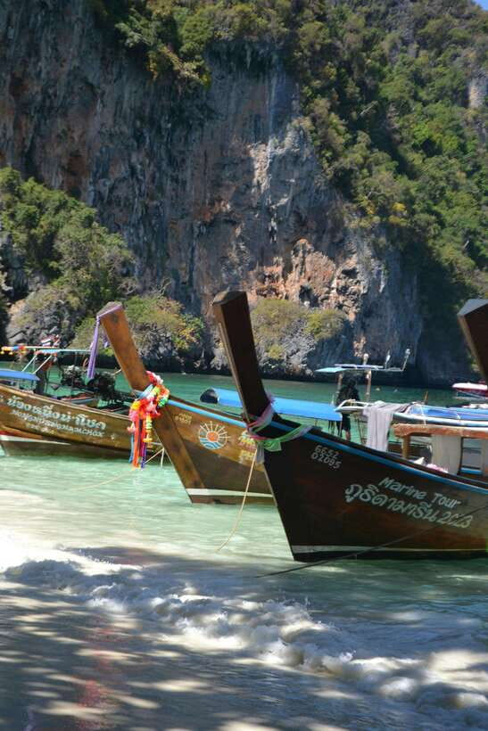 From Phi Phi: Full Day by Longtail Boat with Sunset - Maya Bay: famous scenery, practical limits