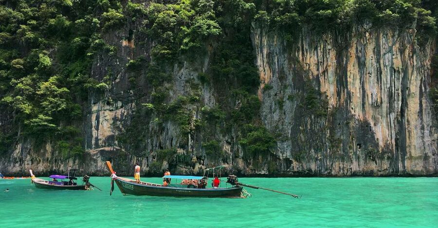 From Phi Phi: Full Day Snorkeling Trip by Longtail Boat - Viking Cave and Pi Leh Lagoon