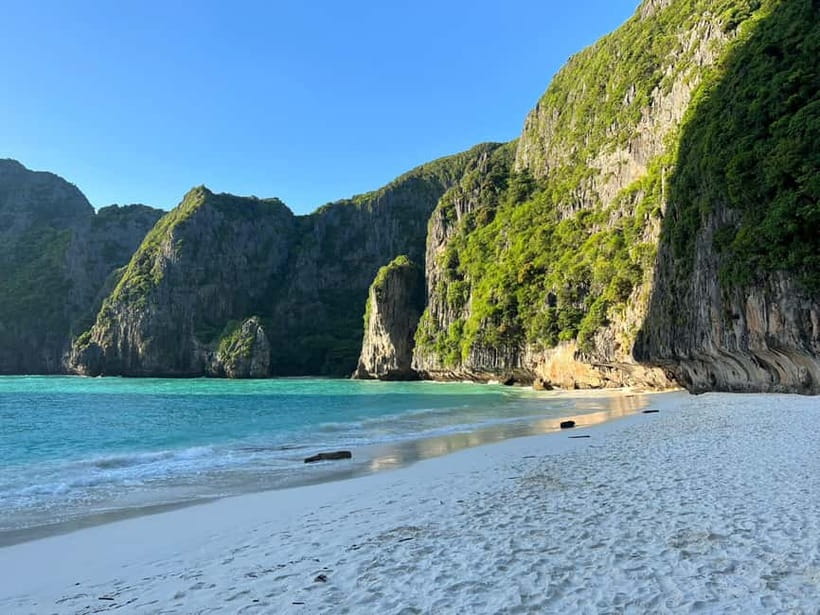 From Phi Phi: Half-Day Longtail Boat Tour to Maya Bay - Viking Cave and the limestone cliffs
