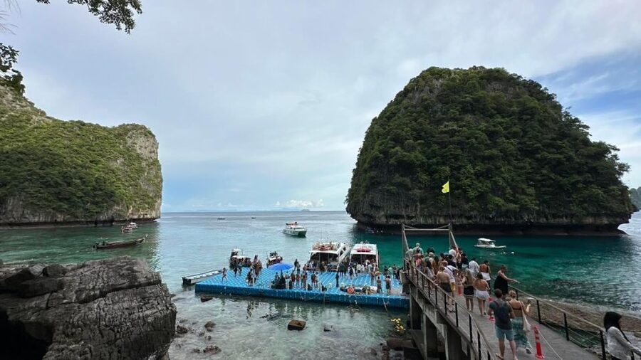 From Phi Phi: Half-Day Longtail Boat Tour with Snorkeling - A classic longtail, with the famous stops in one trip
