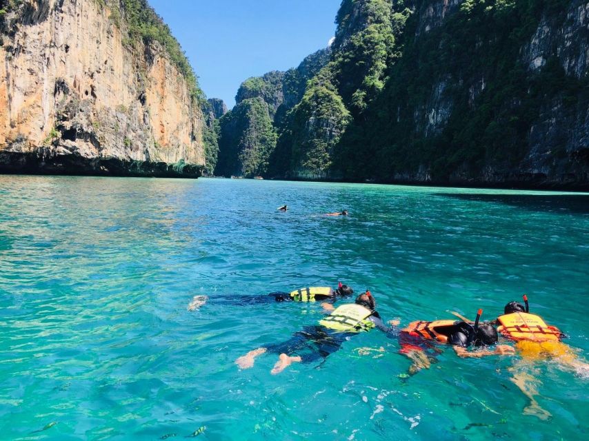 From Phi Phi: Half-Day Longtail Boat Tour with Snorkeling - Loh Samah Bay: the approach to Maya Bay