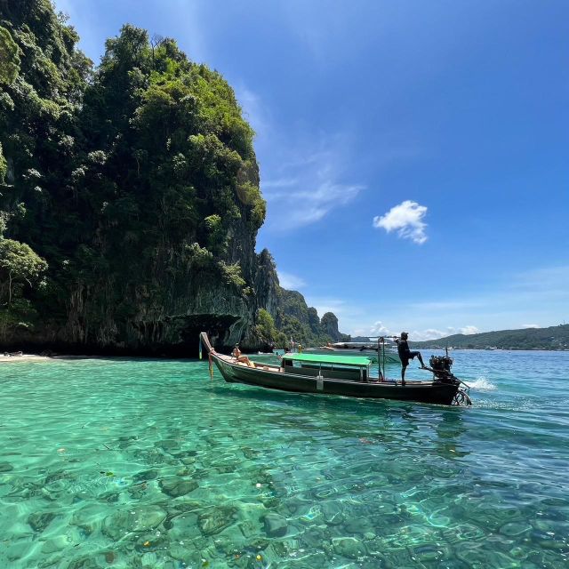 From Phi Phi: Half-Day Longtail Boat Tour with Snorkeling - The 2 PM trip: sunset, with a longer day