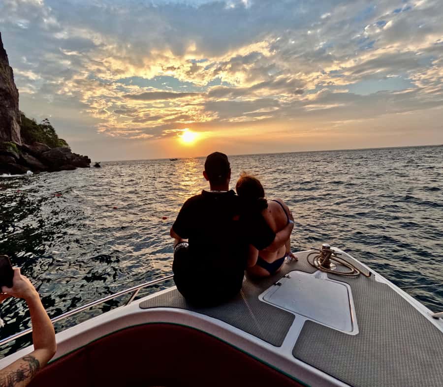 From Phi Phi Island: Maya Bay Sunset & Plankton by Speedboat - From Tonsai Pier to Monkey Beach