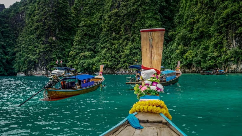 From Phi Phi: Maya Bay HalfDay Longtail Boat with Snorkeling - Maya Bay: one hour on the famous beach