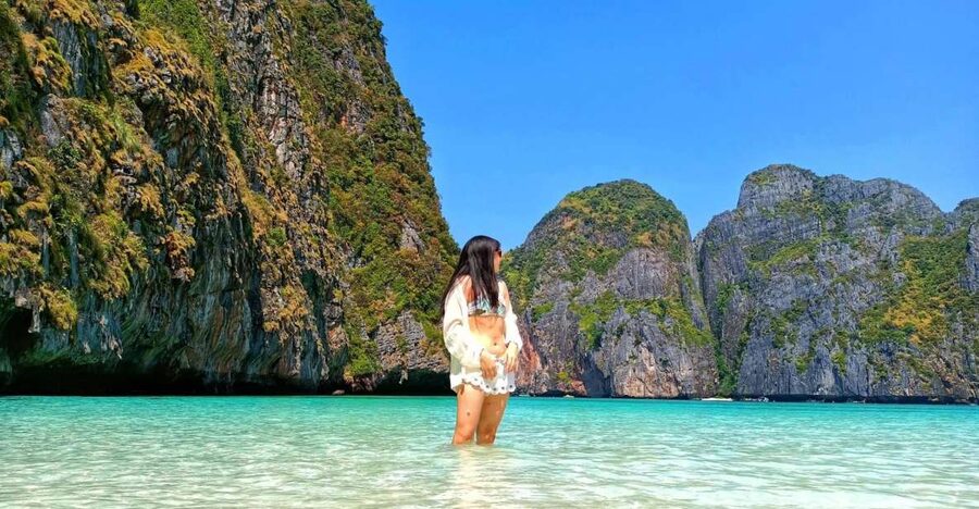 From Phi Phi: Sunrise Maya Bay, Pileh Lagoon Speedboat Tour - Shark Point adds another chance to snorkel