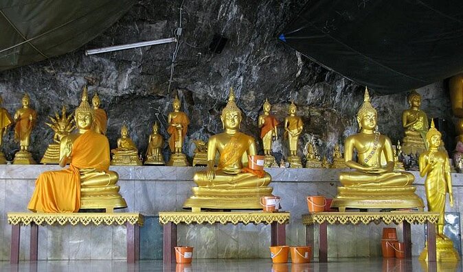 Full-Day Jungle Tour Including Tiger Cave Temple, Crystal Pool and Krabi Hot Springs - The day at a glance