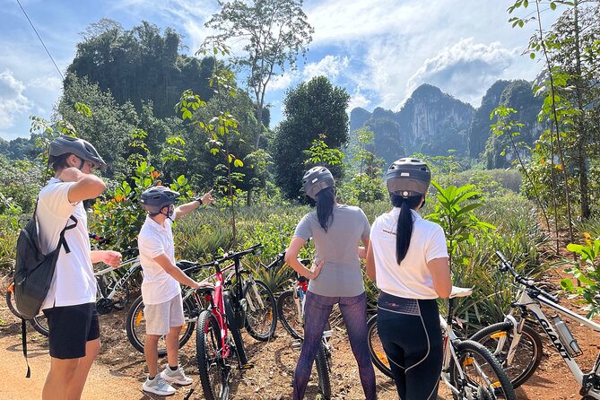 Guided Mountain Biking - Grand Tour - Trails of Ao Nang - The monastery and its towering rock arch