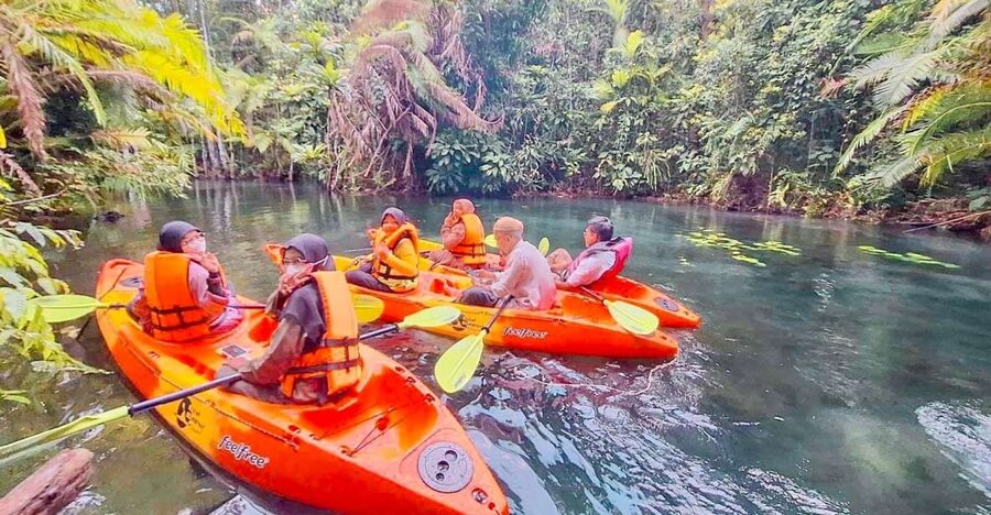 Kayaking and swiming klongrood - The ride to the Khlong Nam Sai pier