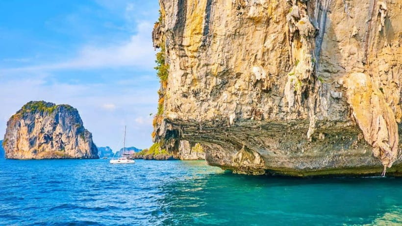 Krabi: 4 Islands and Caves Boat Tour with Lunch - Boat choice, pickup and timing