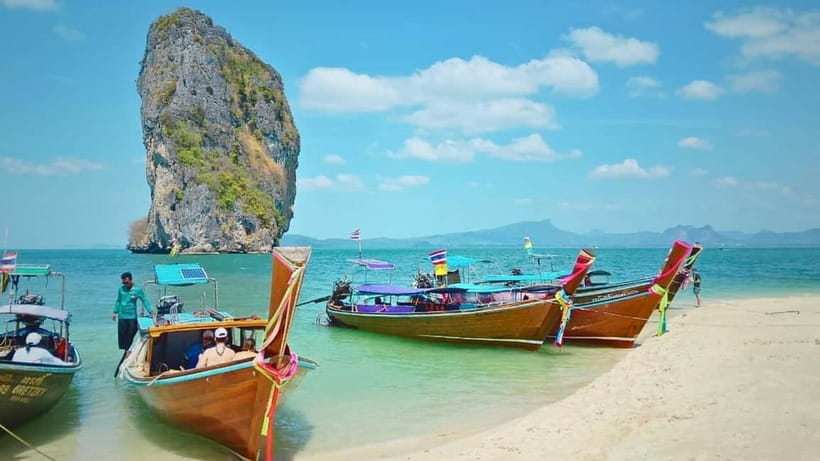Krabi: 4 Islands Hopping & Snorkeling Tour - Tup Island’s sandbar depends on the tide