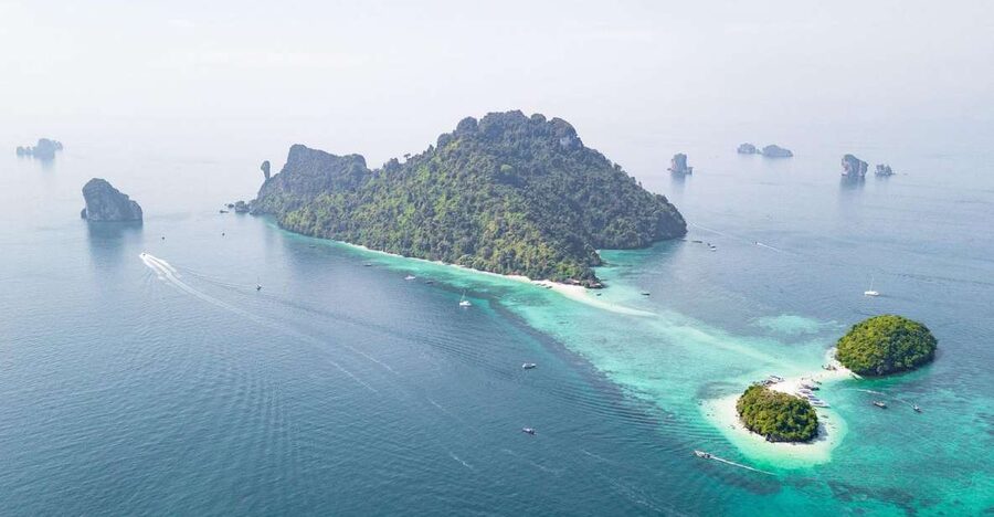 Krabi: 4 Islands & Krabi's Separated Sea Longtail Boat Tour - A four-island day from Ao Nang