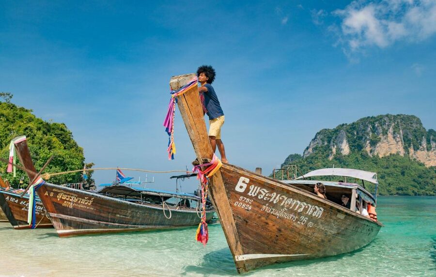Krabi: 4 Islands & Krabi's Separated Sea Longtail Boat Tour - Timing, pickup, and extra costs