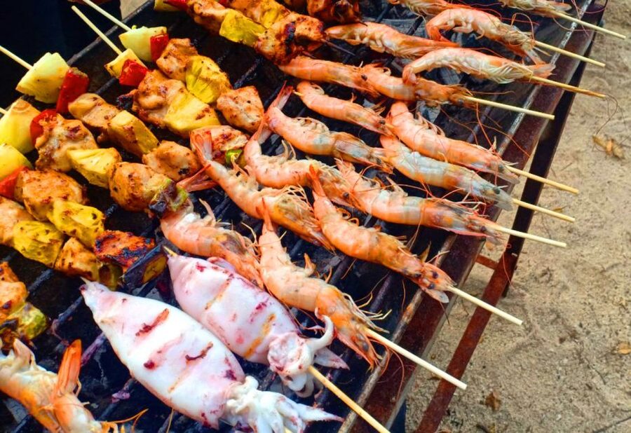 Krabi: 4 Islands Sunset Longtail Boat Tour with BBQ Dinner - BBQ dinner as the light fades