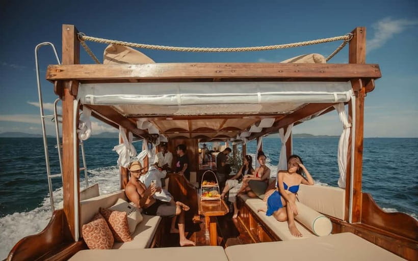 Krabi: 7 Island Tour by Luxury Longtail Boat with Snorkeling - Poda Island is the main beach break