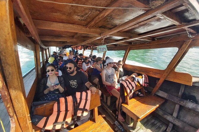 Krabi 7 Islands Snorkeling & Plankton Night by Big Longtail Boat - Poda Island: beach time, food, and sunset