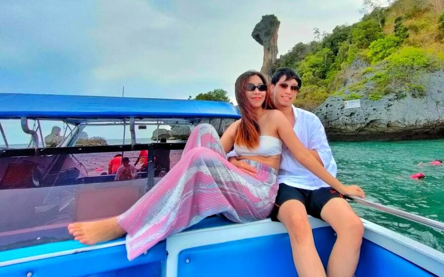 Krabi: 7 Islands Sunset Hopping Cruise with BBQ & Plankton - A noon pickup leads into a full island day