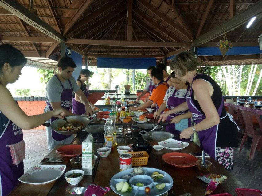 Krabi: Cooking Class at Thai Charm Cooking School with Meal - From ingredients to curry paste