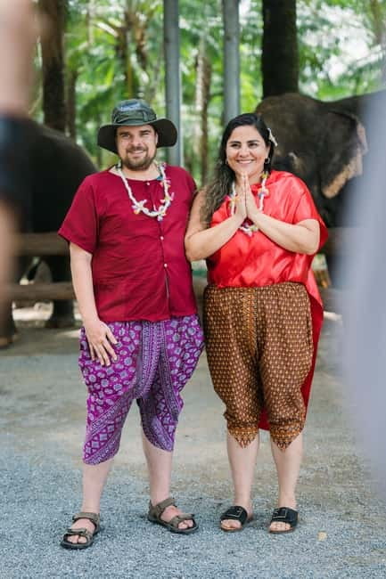 Krabi: Elephant Feeding Program with Traditional Thai Dress - Taking photos without hiring a photographer