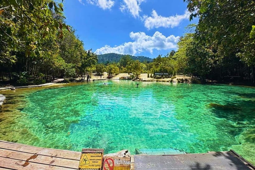 Krabi: Emerald Pool, Hot Springs, and Kayaking Tour - The Emerald Pool: rainforest path and turquoise water