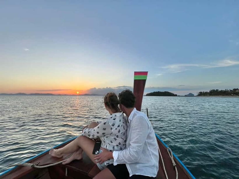 Krabi: Hong Island Sunset and BBQ Dinner Tour - Lading Island for snorkeling or a slower beach stop