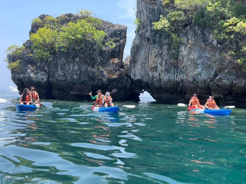 Krabi: Hong Island Tour by Longtail Boat with Kayak Option - Two hours to swim and explore Hong Island