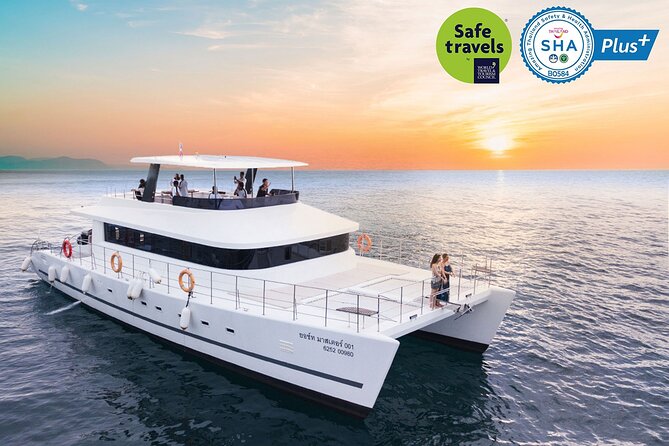 Krabi Hong Islands Sunset Party Catamaran Cruise - Ko Pak Ka: Paddle, Kayak, and Swim