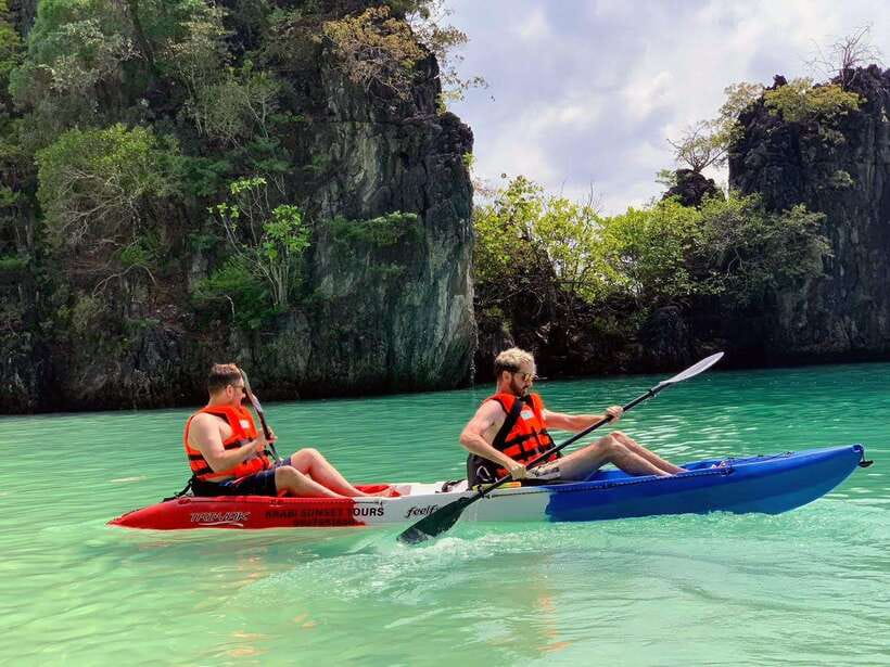 Krabi: Hong & Paradise Island Odyssey by Speedboat - Hong Island’s beach, water and 419 steps