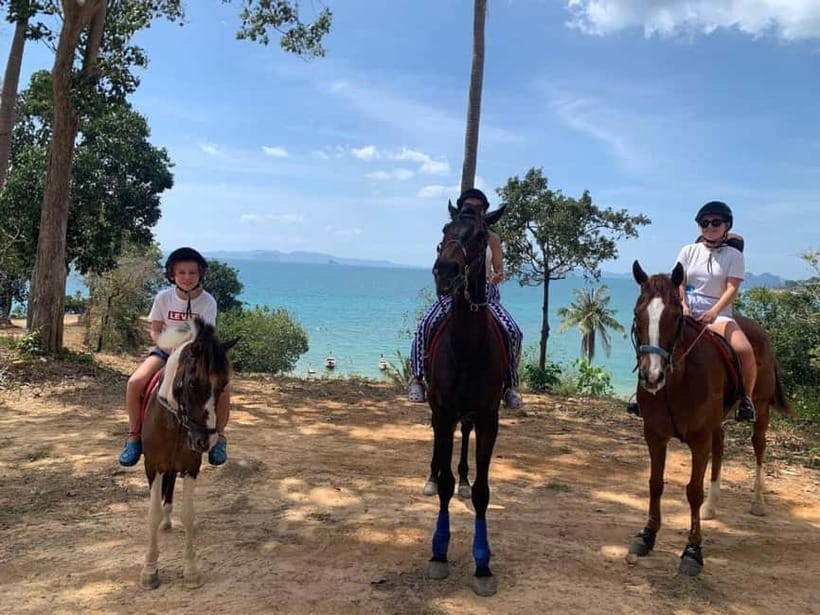 Krabi: Horse Riding On Klong Muang Beach - From the Road to Klong Muang Beach