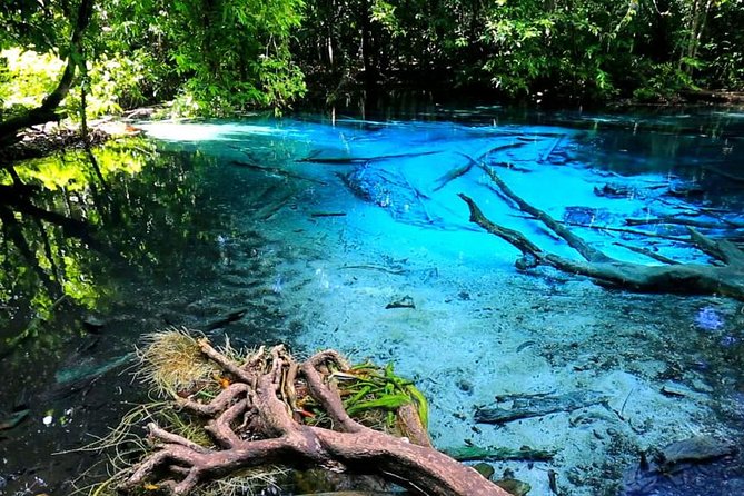 Krabi Jungle Tour with ATV Riding - Hot Spring Waterfall: a natural pool, not a private bath