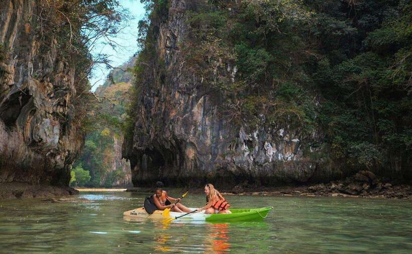 Krabi: Koh Hong Small Group Tour by Luxury Longtail Boat - The ride out from Krabi