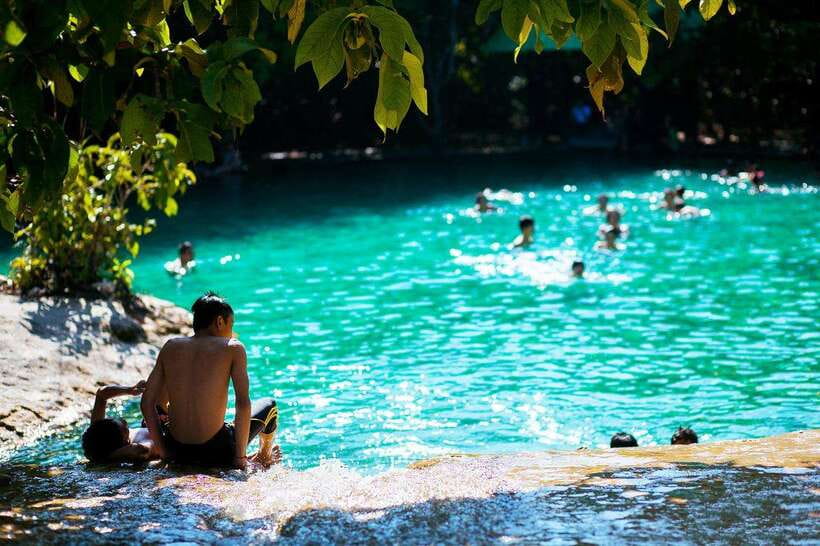 Krabi Outback Explorer to Emerald Pool & Wareerak Hotspring - Walking through Khao Pra-Bang Khram