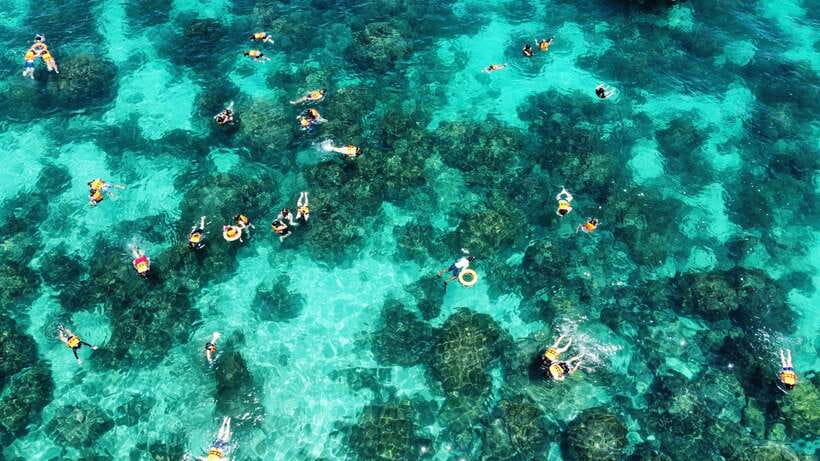 Krabi: Phi Phi and 4 Islands with Snorkeling by Speed Boat - Snorkeling before the Phi Phi photo stops