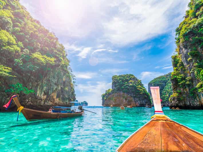 Krabi: Premium 4-Island Day Trip by Longtail Boat with Lunch - Four islands, one busy coastal day