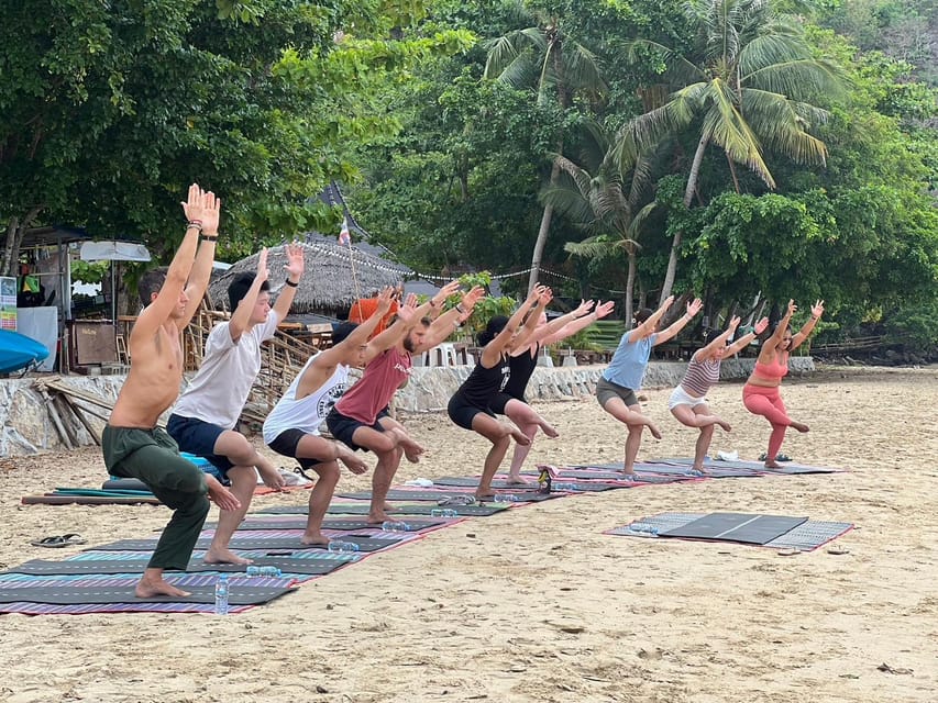 Krabi: Sunrise Yoga Balance Join-in Class - Beach practice, with a studio backup