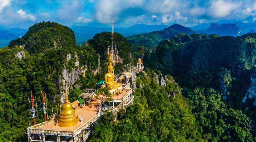 Krabi: Tiger Cave Temple, Emerald Pool and Hot Springs Tour - Forest paths and a swim at the Emerald Pool