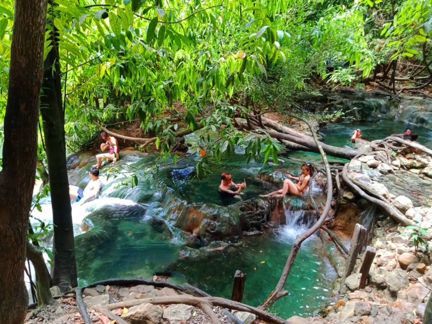 Krabi: Tiger Temple, Hot Springs & Crystal Pool Jungle Tour - Tiger Cave Temple: a steep finish