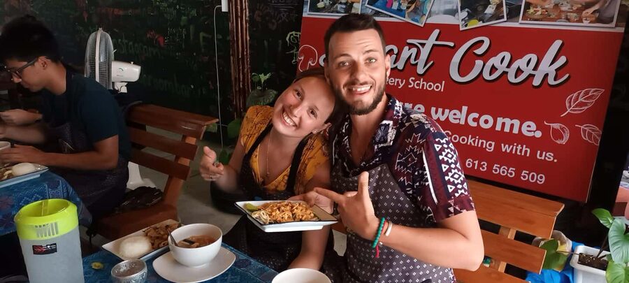 Krabi: Traditional Thai Cooking Class with Local Chef - Cooking, tasting, and taking a seat